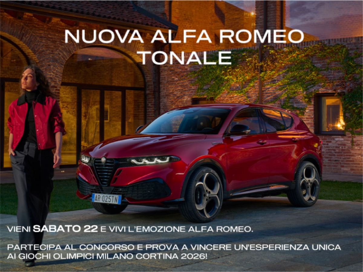 Scopri la Nuova Alfa Romeo Tonale e Vinci un’Esperienza Unica ai Giochi Olimpici Milano Cortina 2026