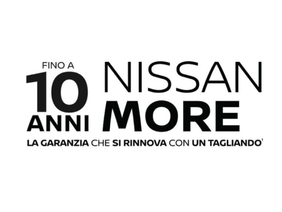 NISSAN MORE: fino a 10 anni di garanzia
