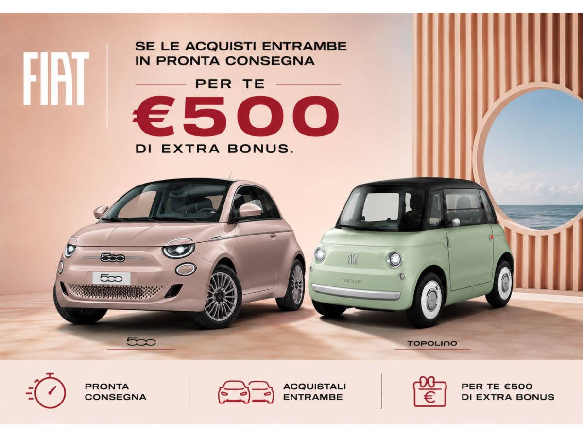 Il tuo Extra Bonus Fiat ti aspetta.